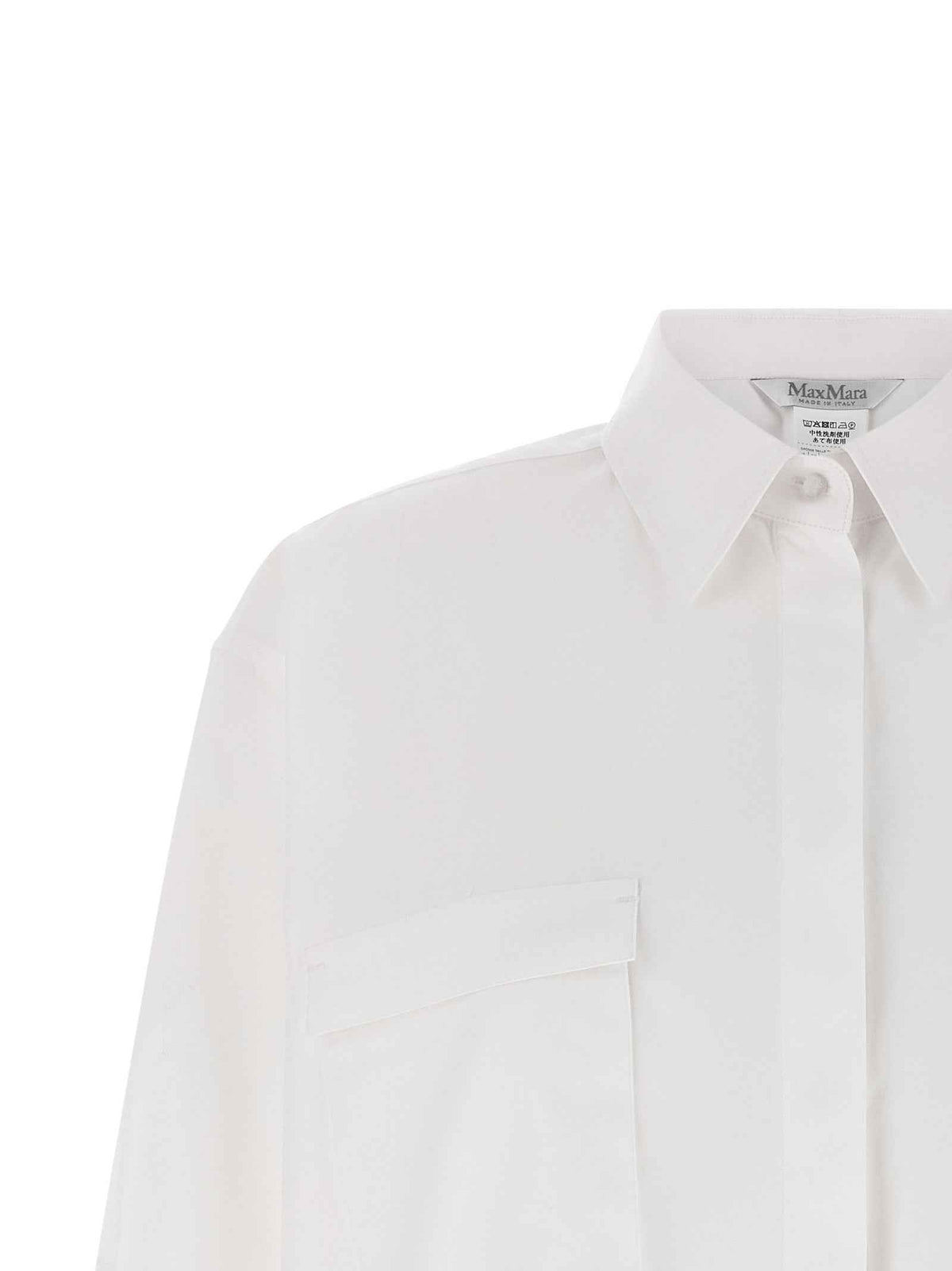 Max Mara White Cotton Blouse