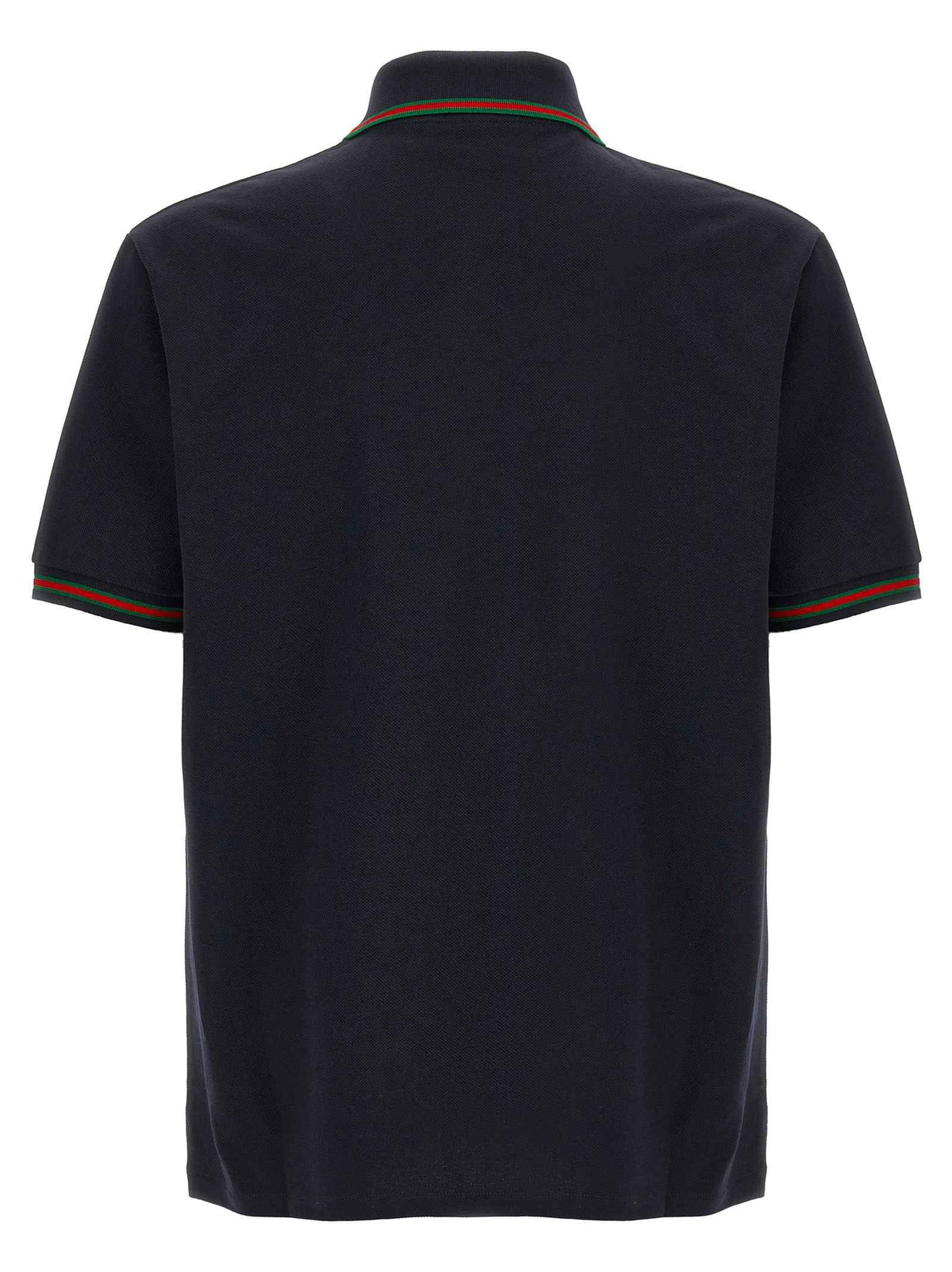 Gucci Blue Cotton Polo Shirt