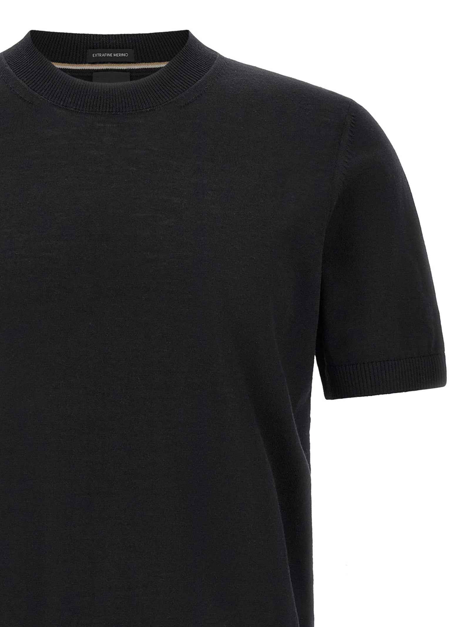 Hugo Boss Black Virgin Wool T-Shirt