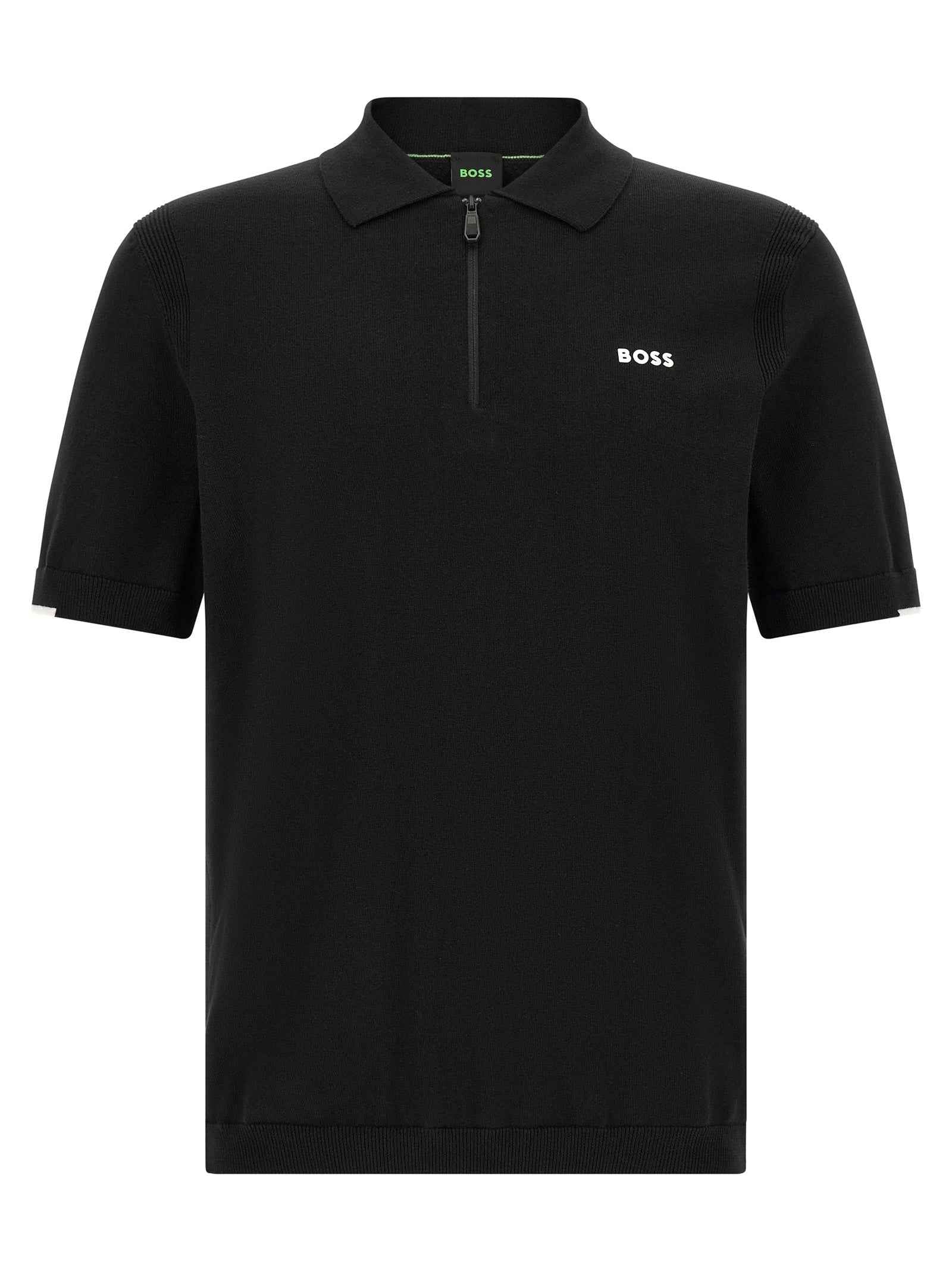 Hugo Boss Black Cotton Polo Shirt