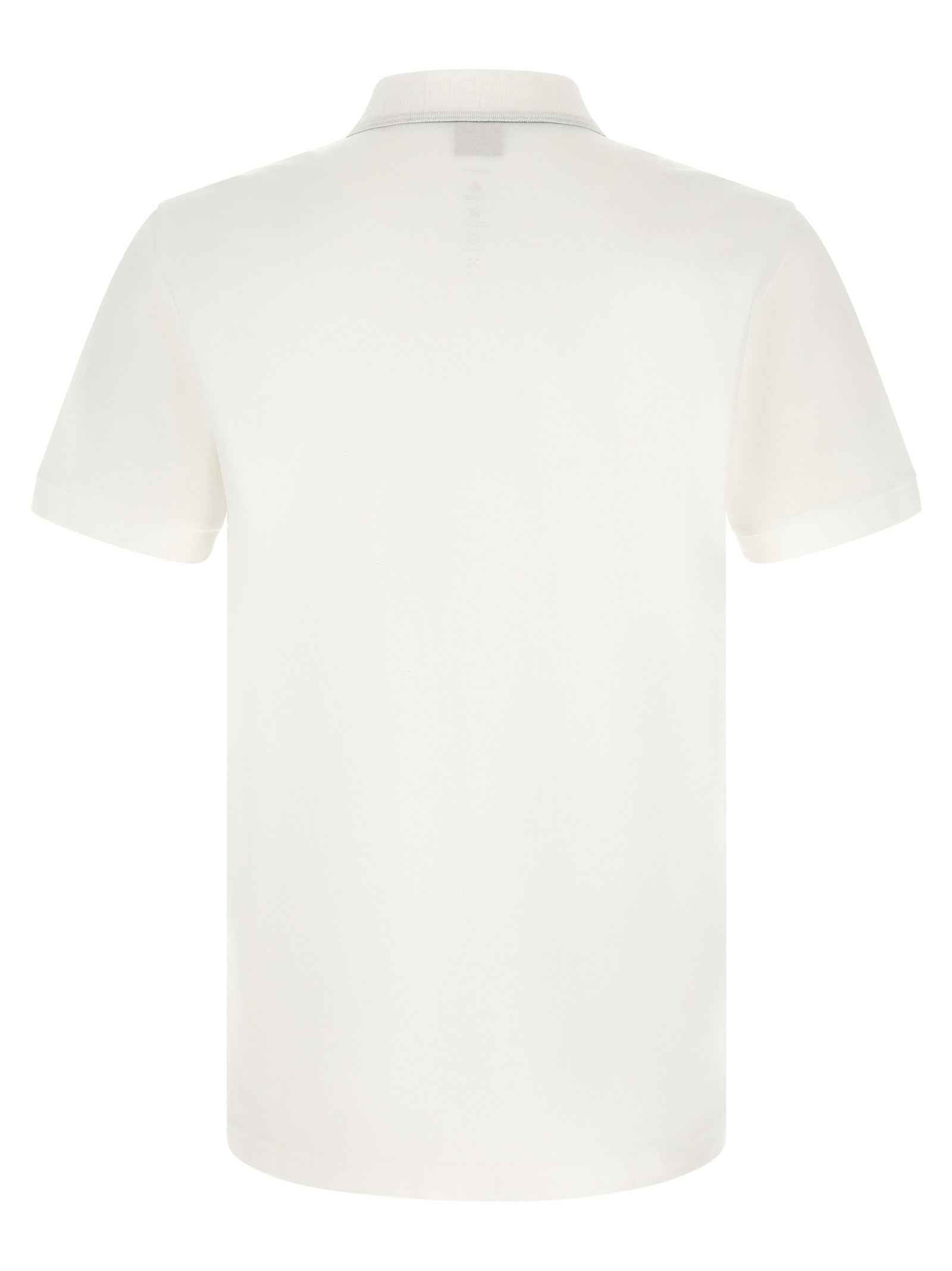 Hugo Boss White Cotton Polo Shirt