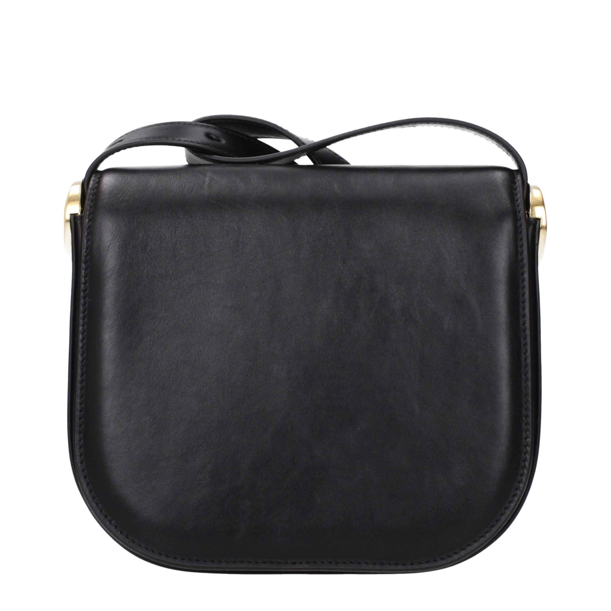 Jil Sander Black Leather Crossbody Bag