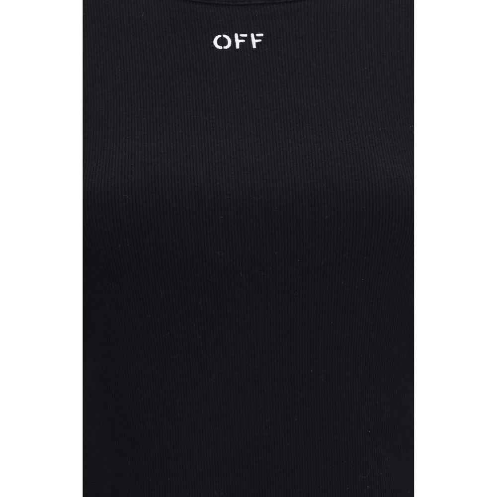 Off-White Black Cotton T-Shirt
