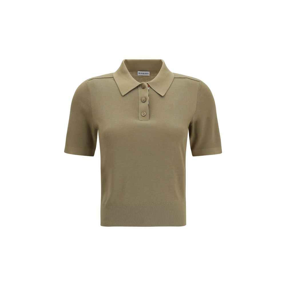 Burberry Bicolor Wool Oves Aries Polo Shirt