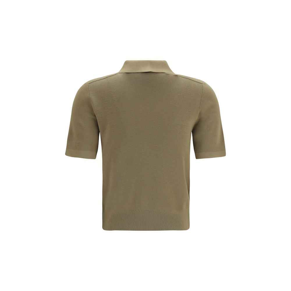 Burberry Bicolor Wool Oves Aries Polo Shirt