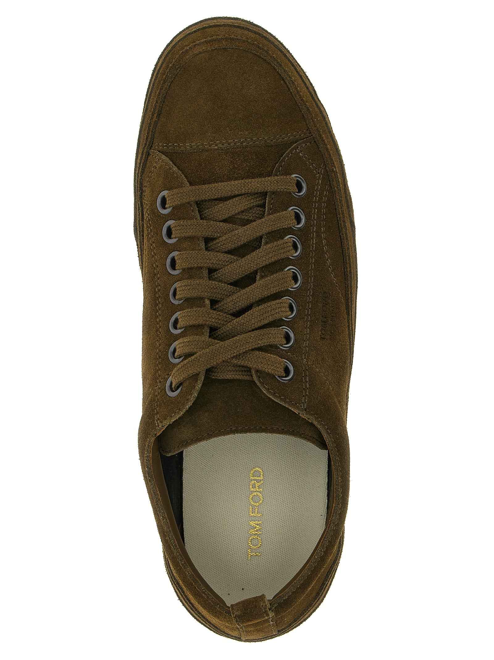 Tom Ford Bicolor Leather Low Top Sneakers