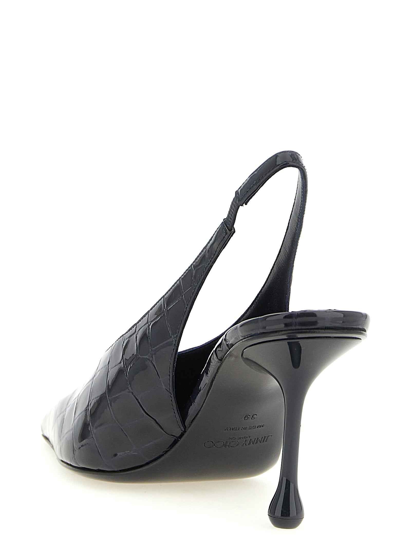 Jimmy Choo Blue Leather High Heel Pumps