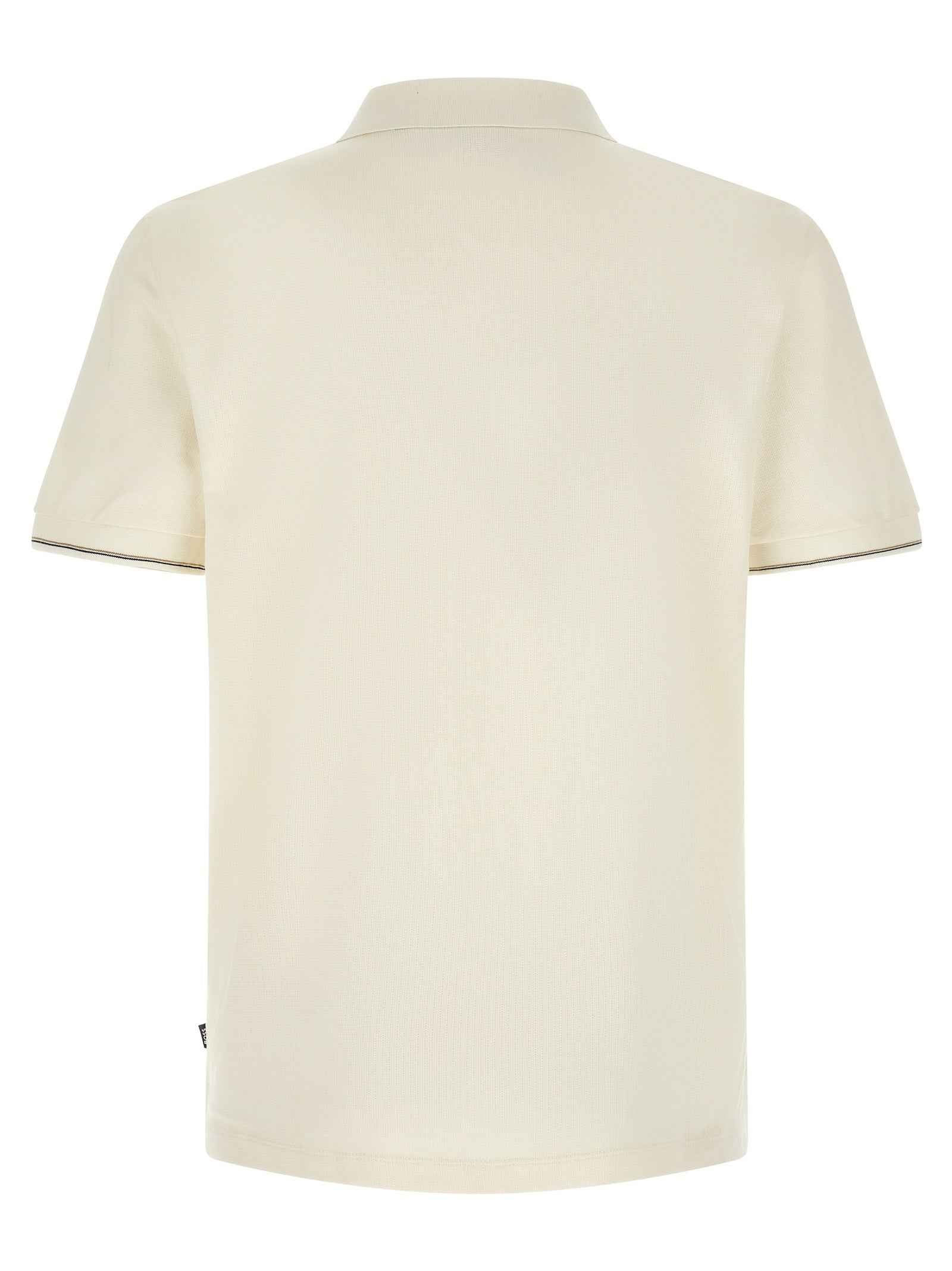 Hugo Boss Beige Cotton Polo Shirt