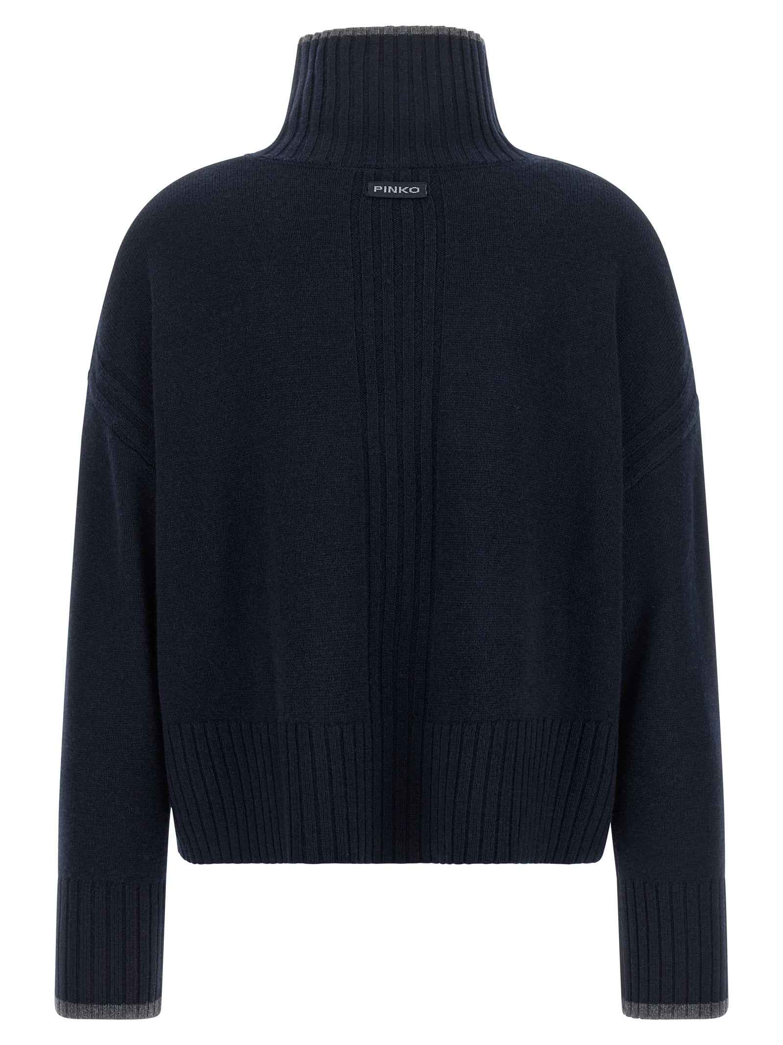 PINKO Blue Wool Cardigan