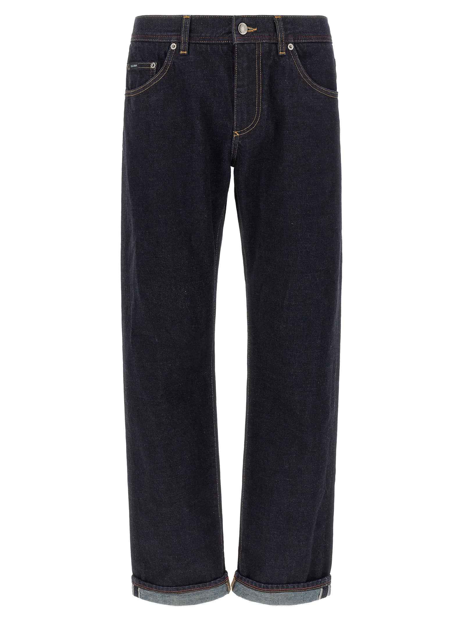 Dolce & Gabbana Blue Cotton Jeans Denim