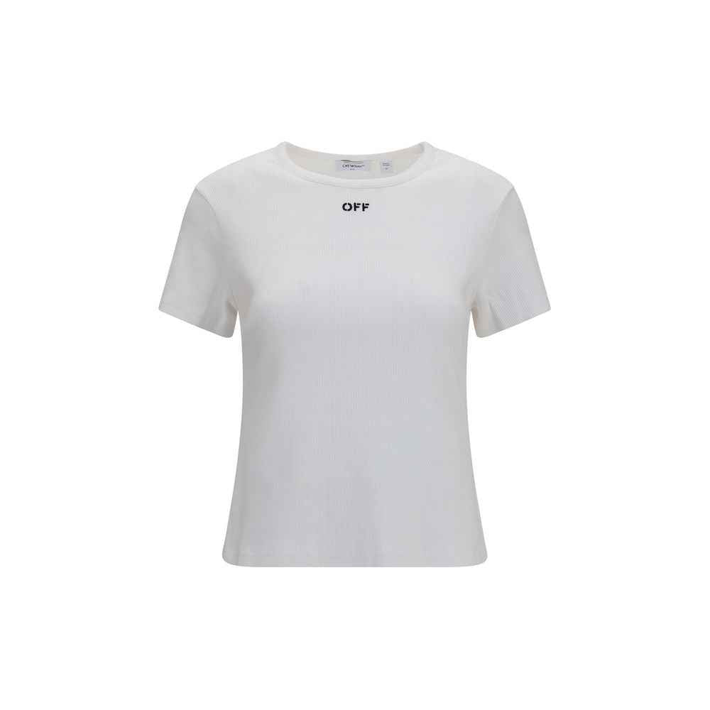 Off-White White Cotton T-Shirt