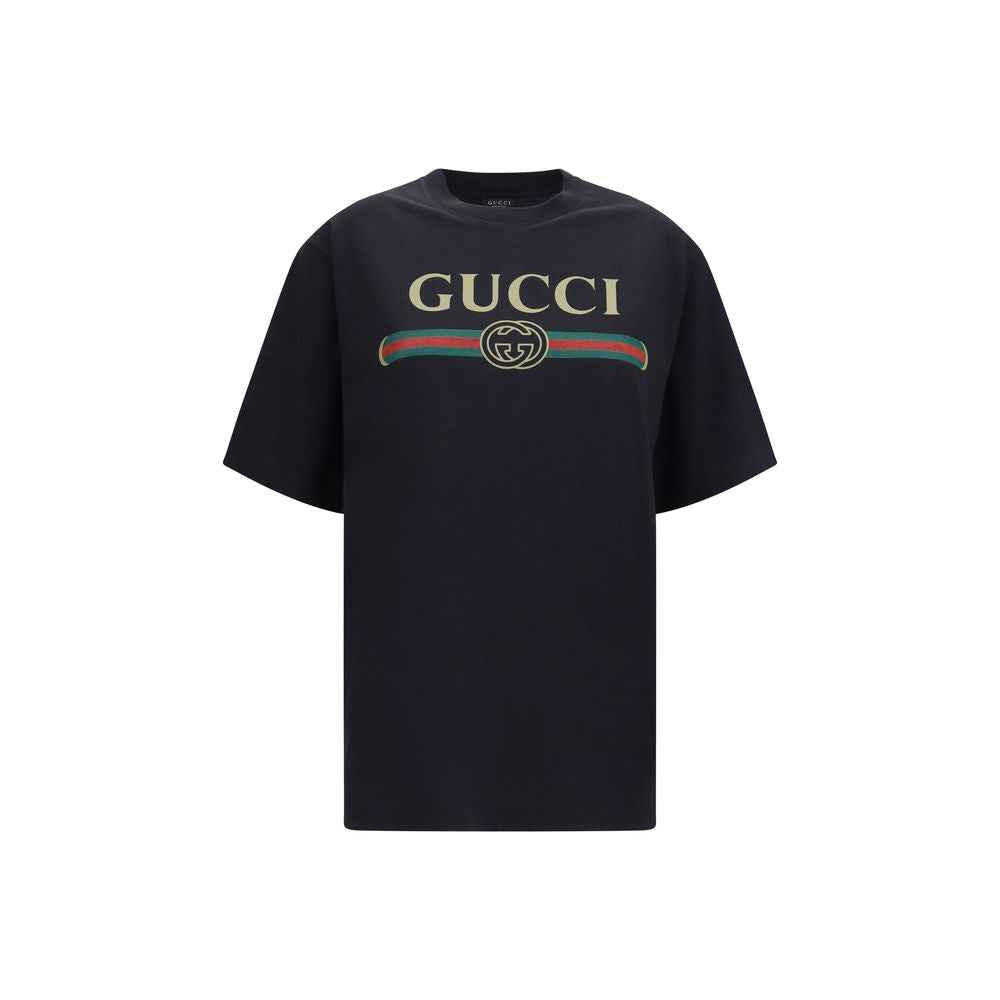Gucci Black Cotton T-Shirt