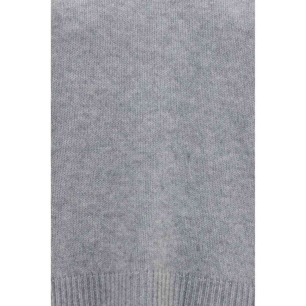 Fabiana Filippi Gray Cashmere Sweatshirt