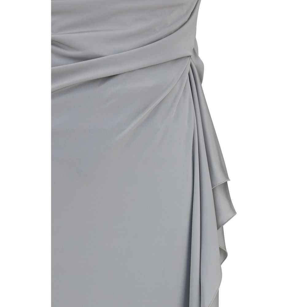 Versace Gray Viscose Casual Dress