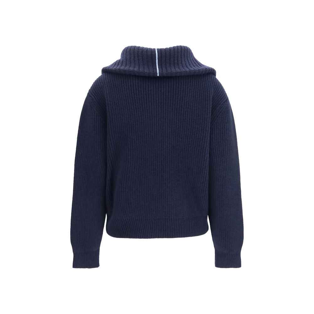 Malo Blue Cashmere Polo Shirt