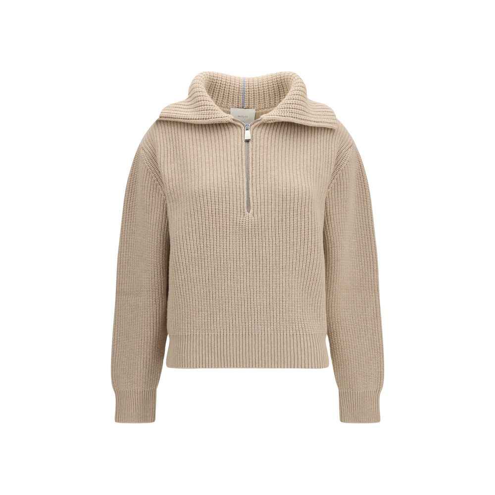 Malo Beige Cashmere Polo Shirt