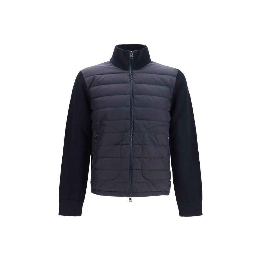 Moncler Blue Goose Down Full-Length Jacket