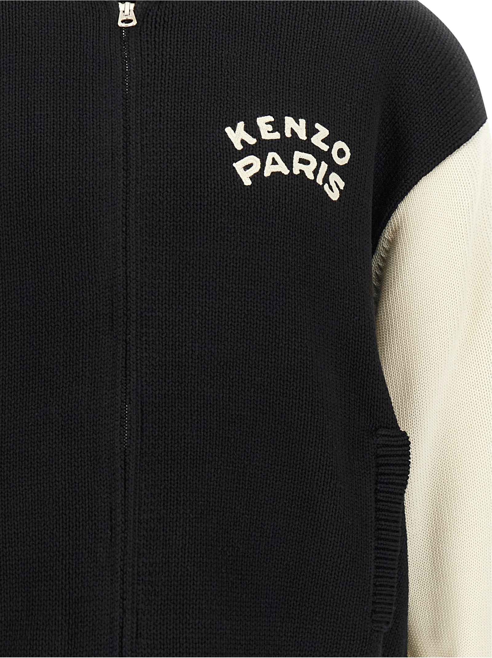 Kenzo Bicolor Cotton Cardigan