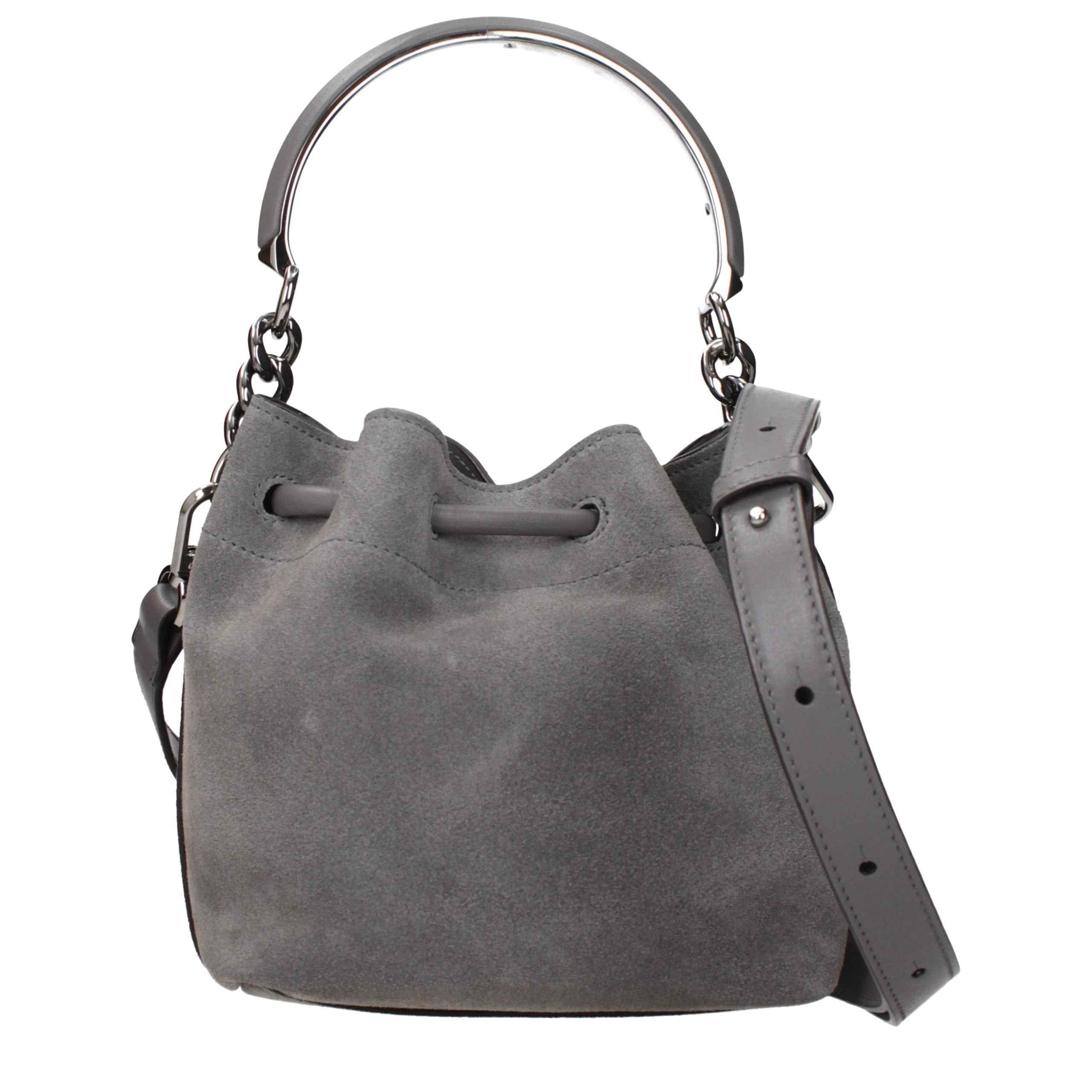 Jimmy Choo Gray Leather Handbag