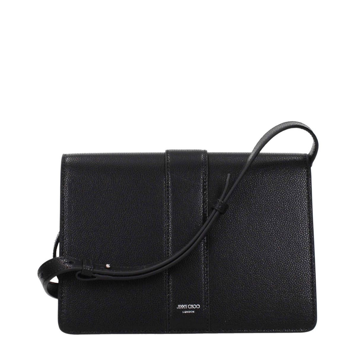 Jimmy Choo Black Leather Crossbody Bag