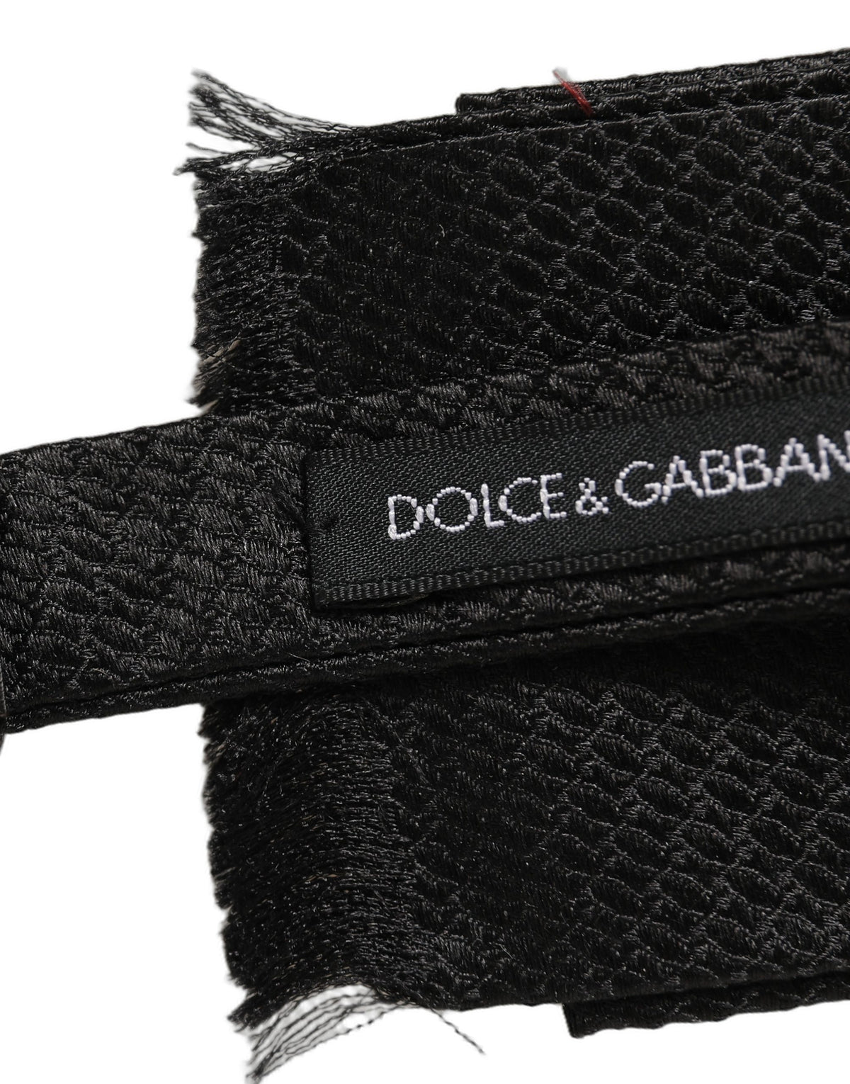 Dolce & Gabbana Men Dark Gray 100% SIlk Adjustable Neck Papillon Bow Tie