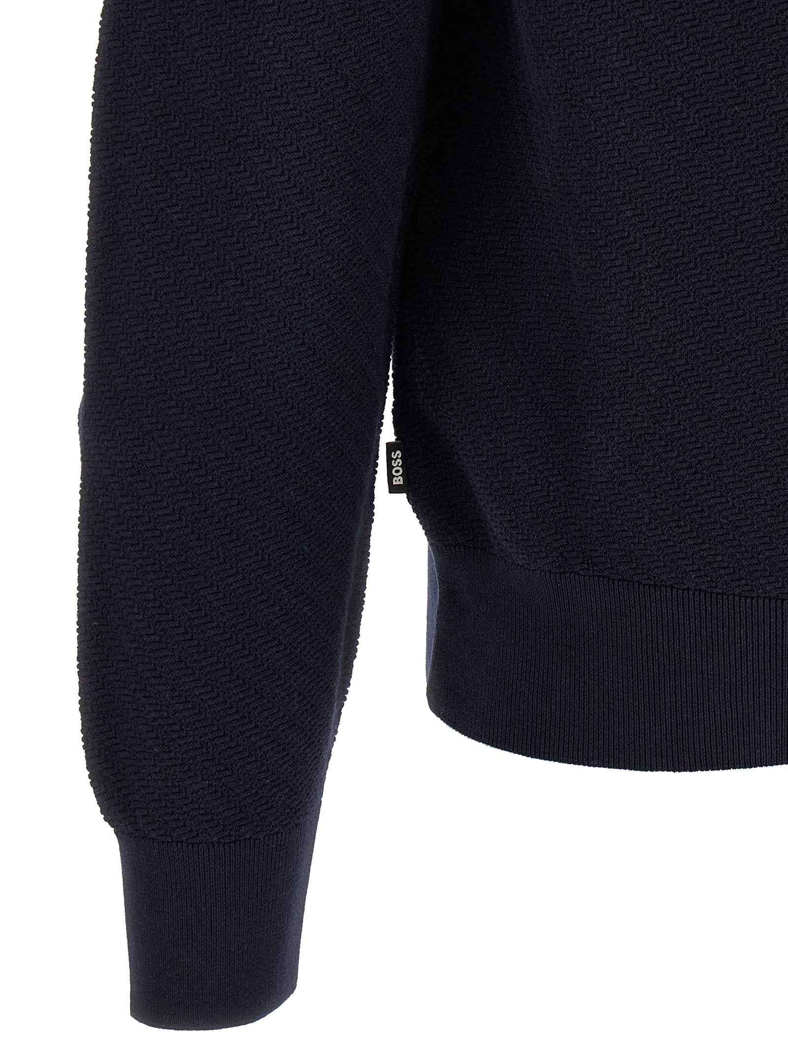 Hugo Boss Blue Cotton Polo Shirt