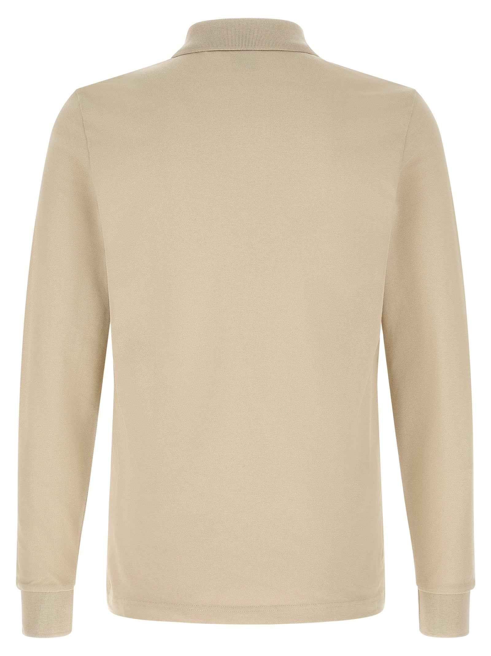 Hugo Boss Beige Cotton Polo Shirt