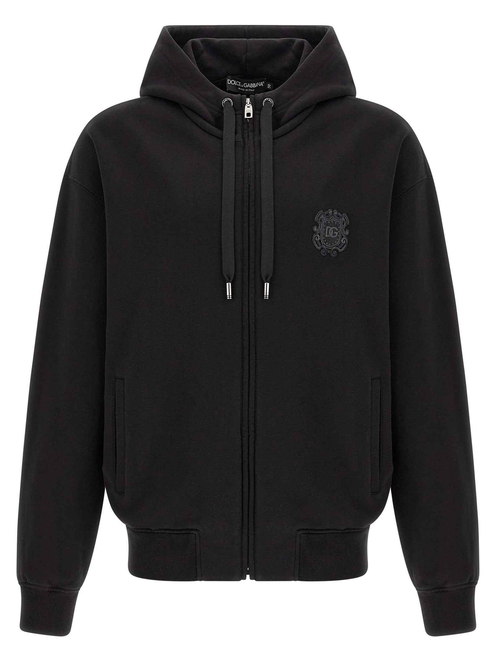 Dolce & Gabbana Black Cotton Sweatshirt