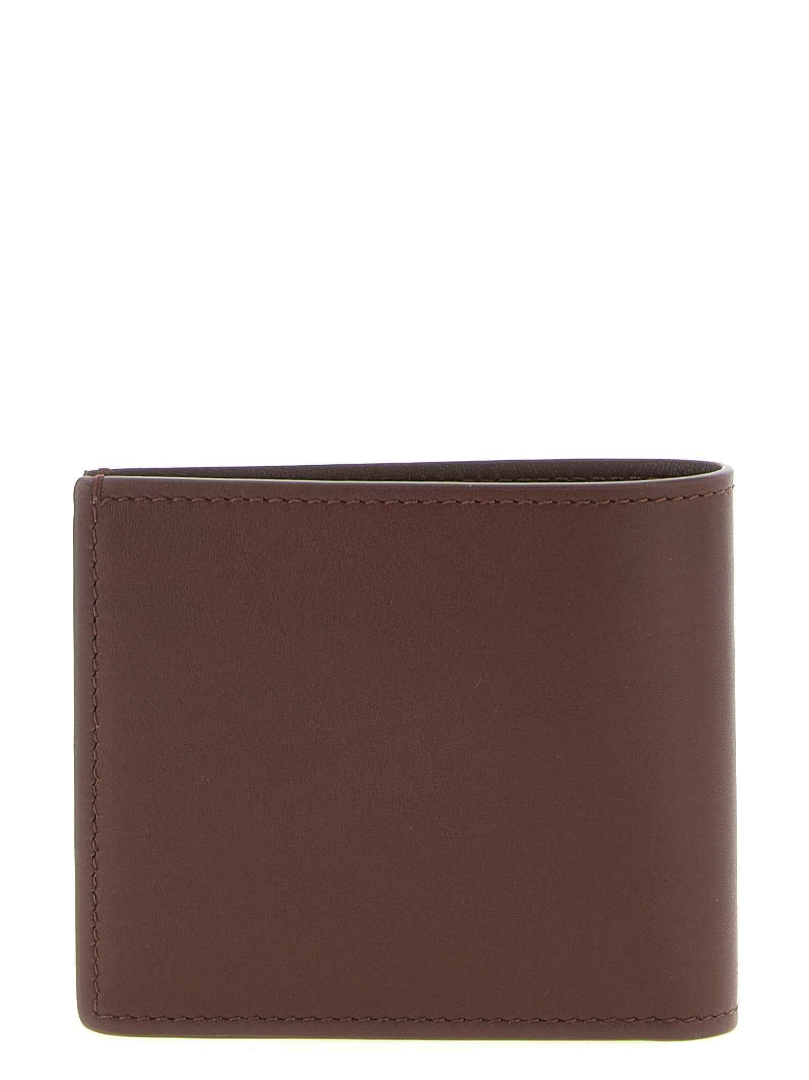 Brunello Cucinelli Brown Calfskin Leather Wallet