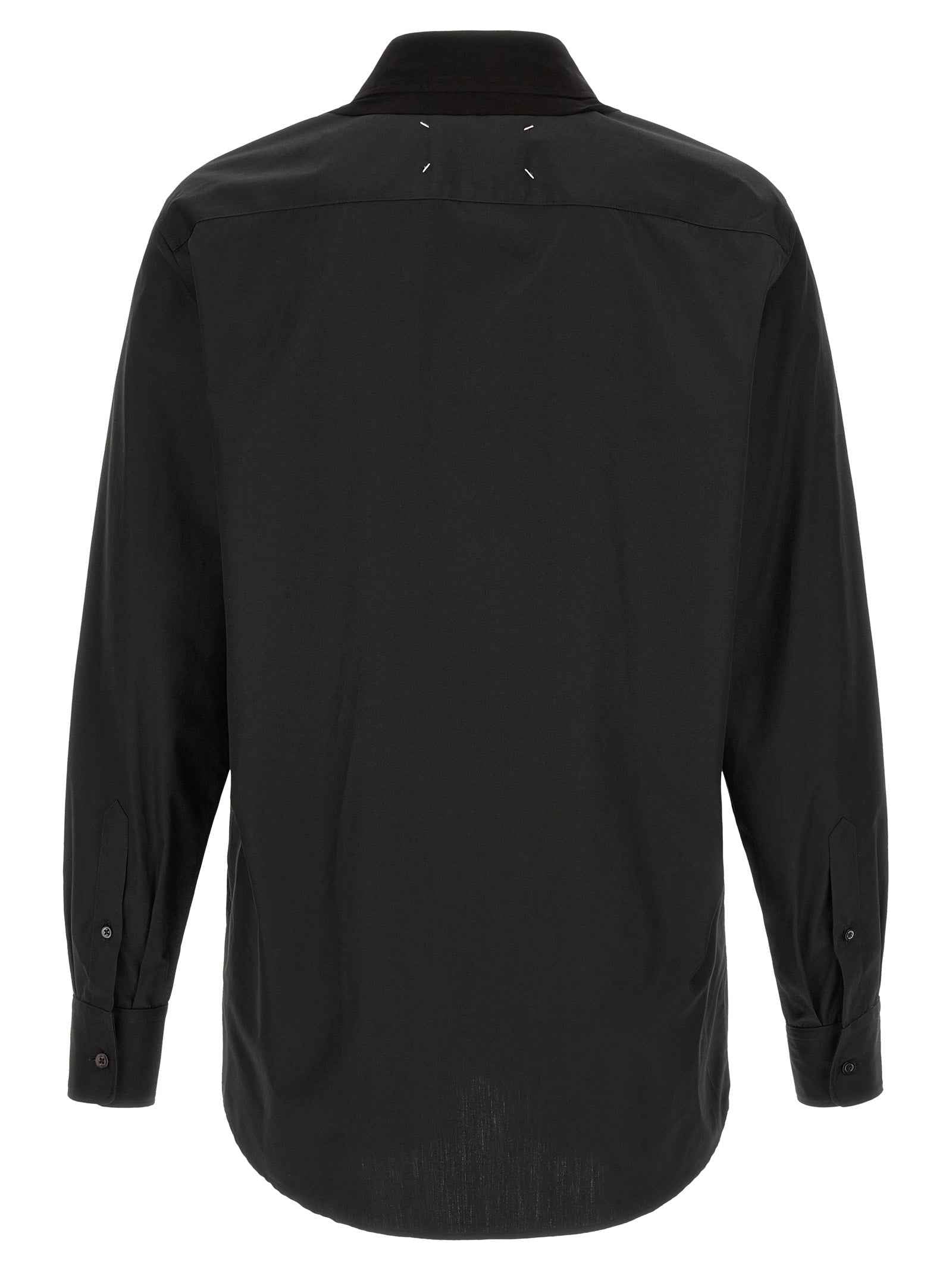Maison Margiela Black Cotton Blouse