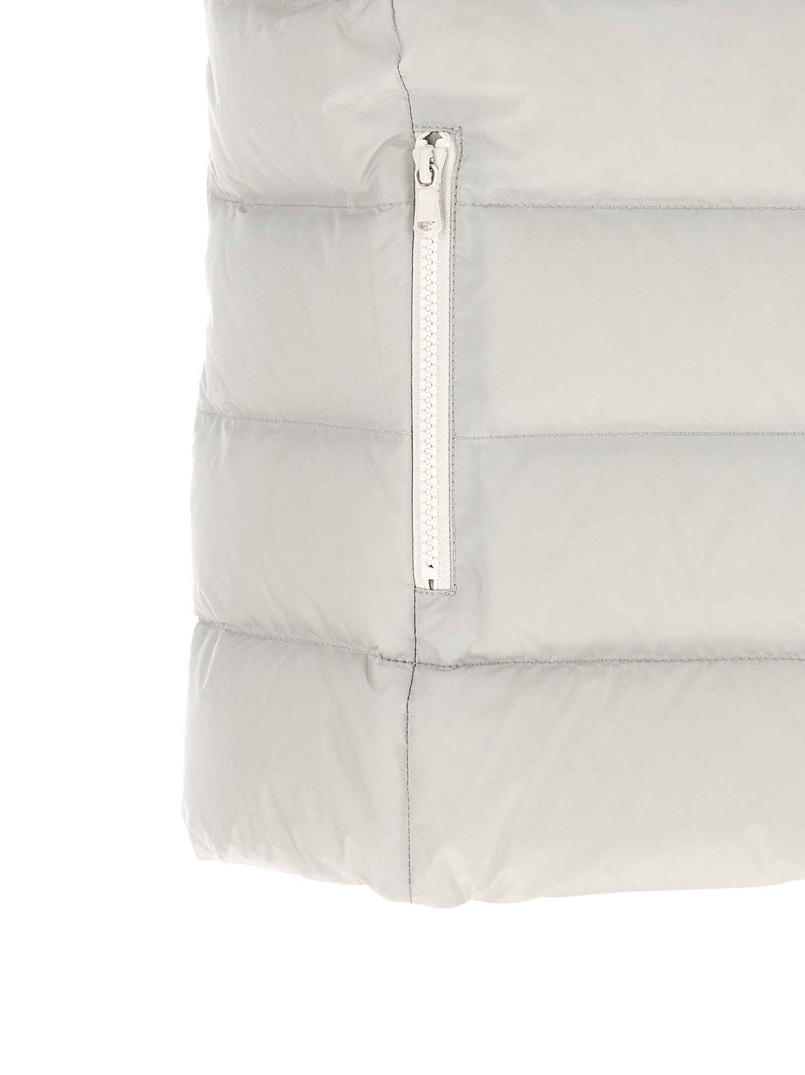 Brunello Cucinelli Gray Polyester Sleeveless Jacket