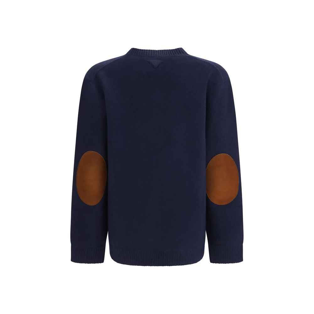 Prada Blue Wool Oves Aries Sweatshirt