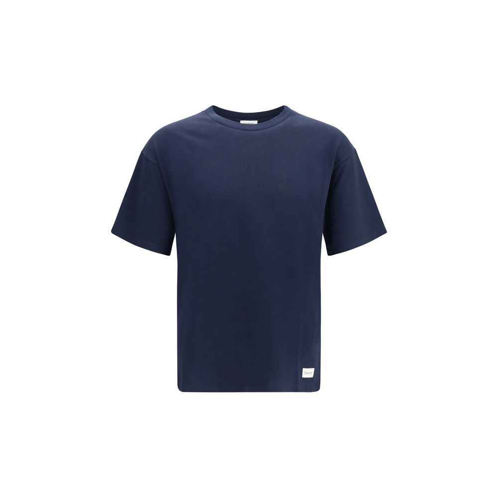Saint Laurent Blue Cotton T-Shirt