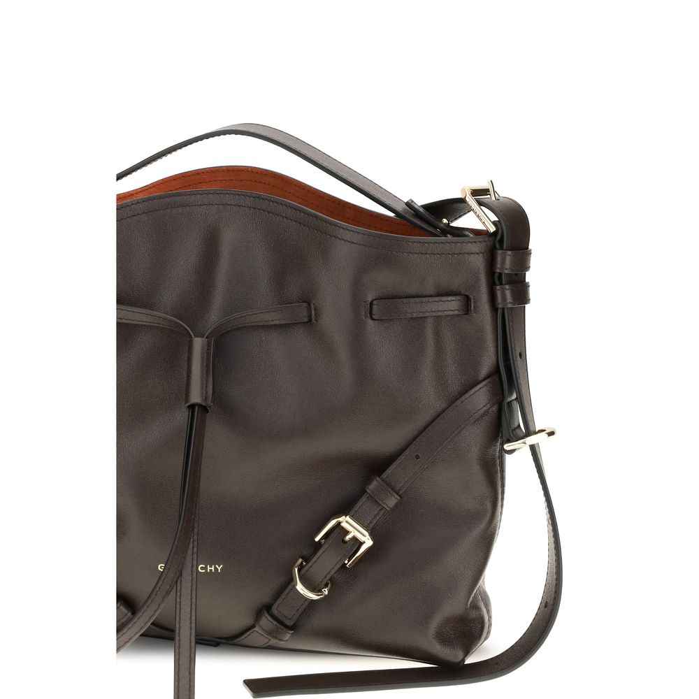 Givenchy Brown Calf Leather Bos Taurus Backet Bag