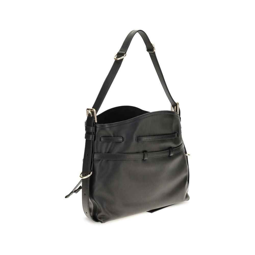 Givenchy Black Calf Leather Bos Taurus Backet Bag
