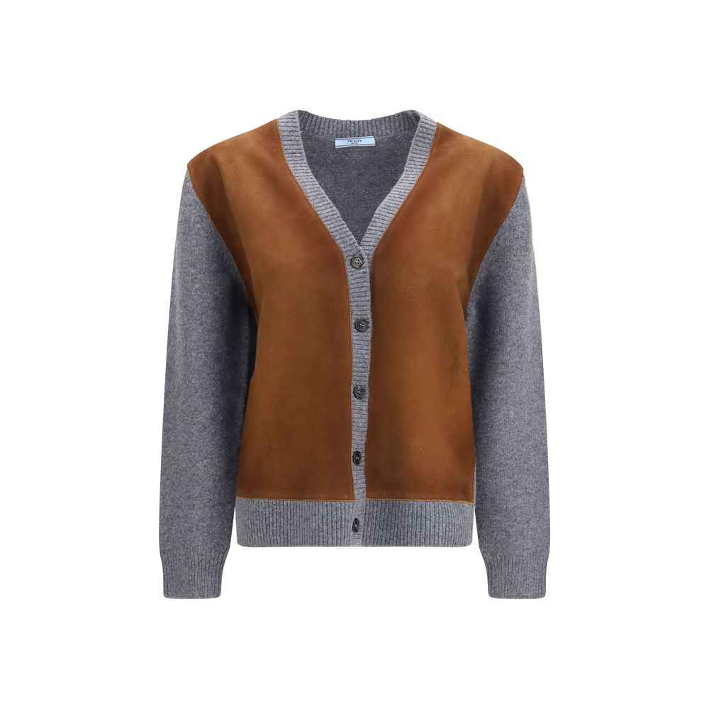 Prada Multicolor Wool Oves Aries Cardigan