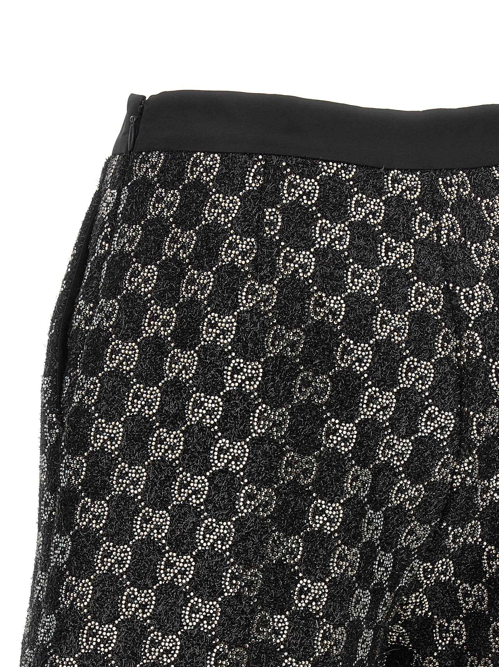 Gucci Black Viscose Bermuda Shorts