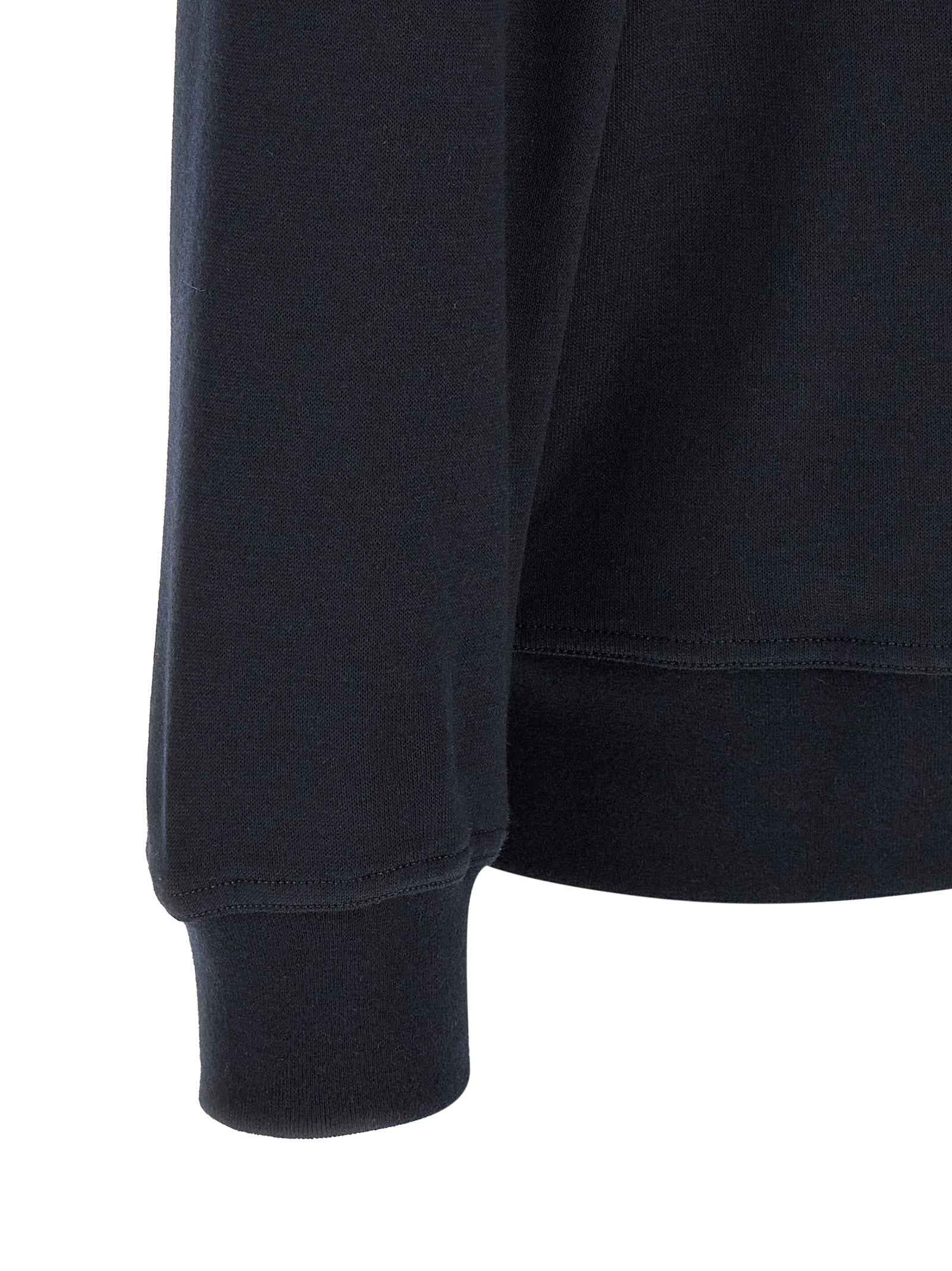 Brunello Cucinelli Blue Cashmere Sweatshirt