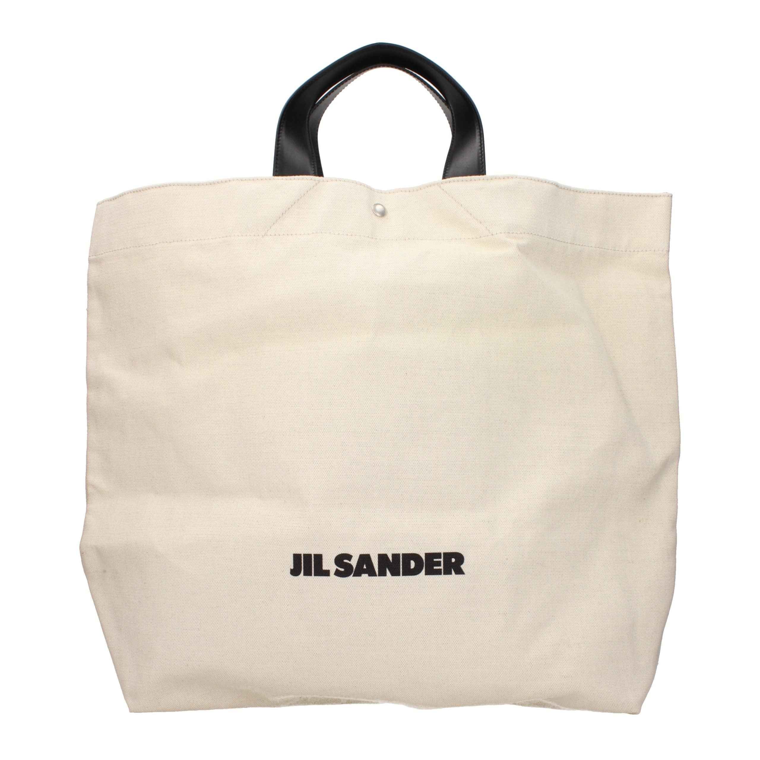 Jil Sander Beige Fabric Handbag