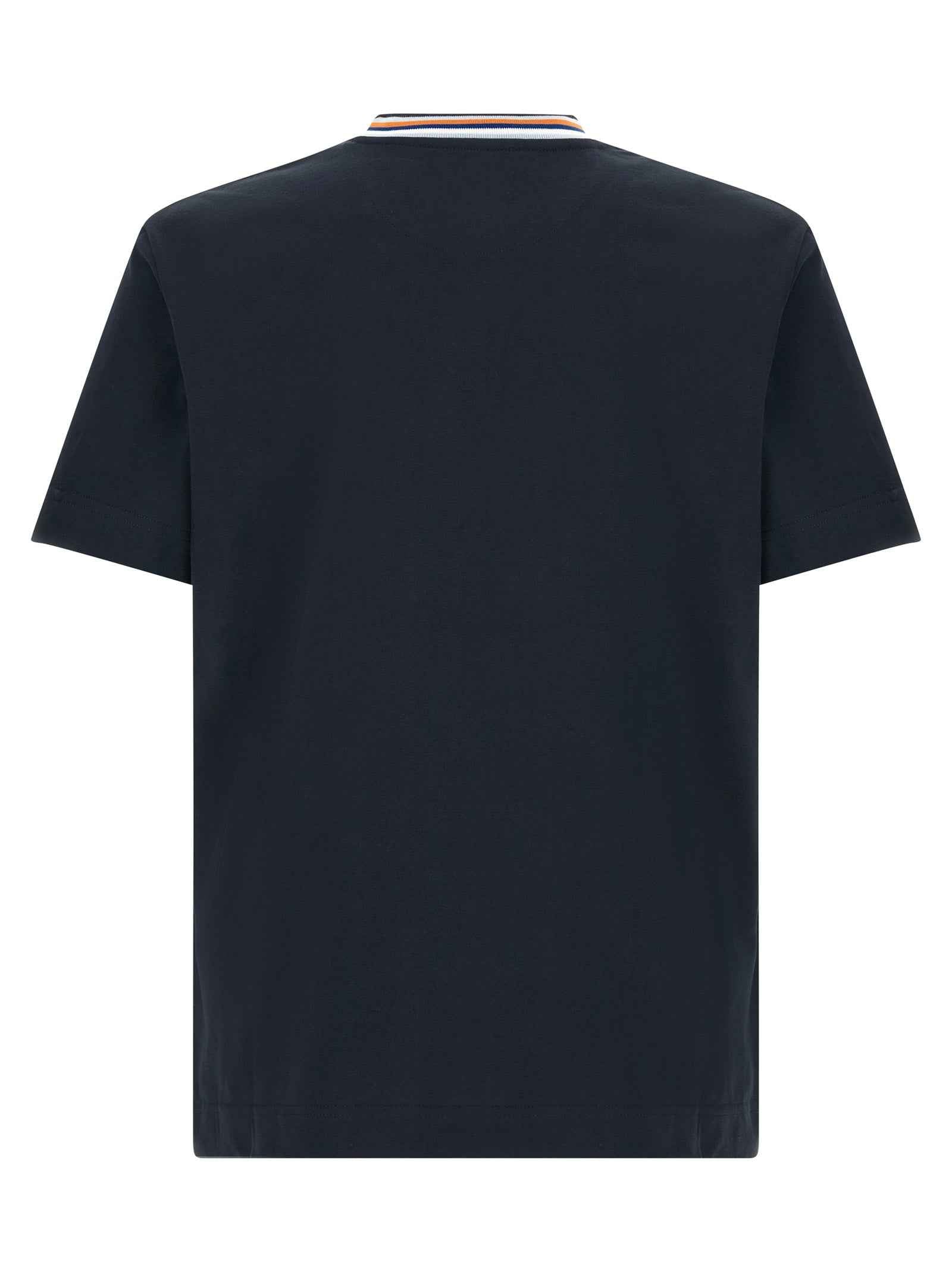 Fendi Blue Cotton T-Shirt