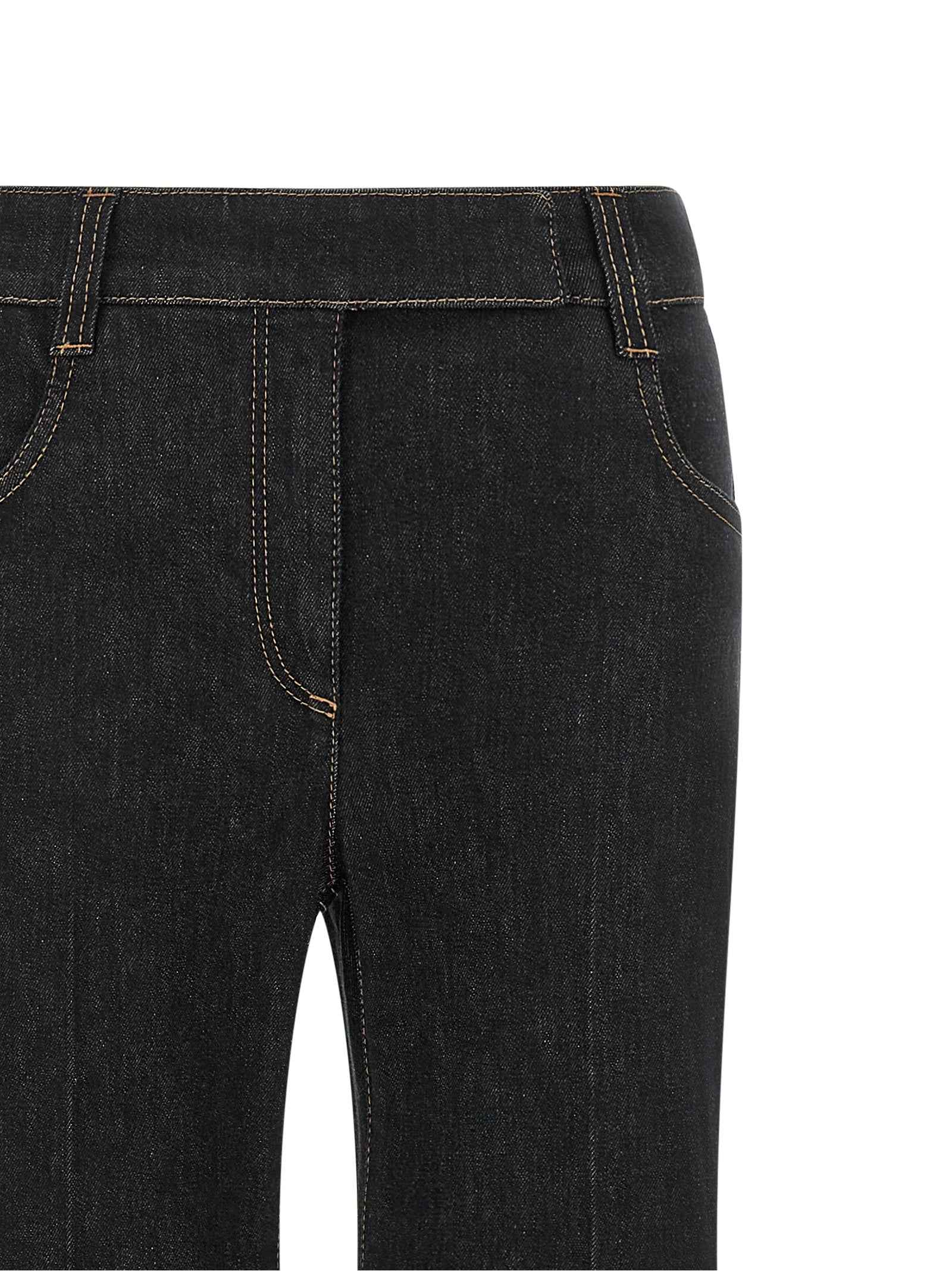Brunello Cucinelli Blue Cotton Flared Jeans
