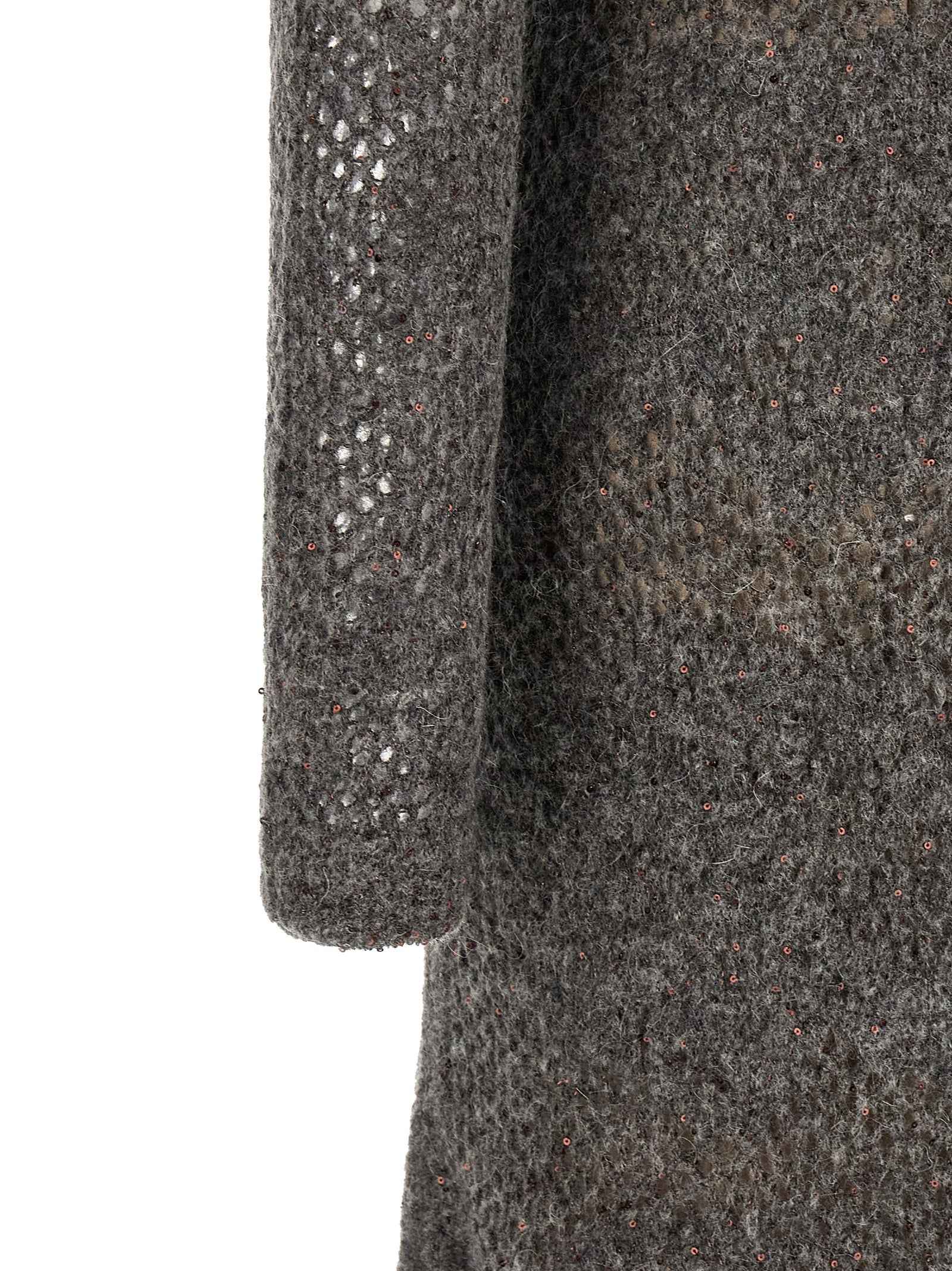 Brunello Cucinelli Gray Nylon Casual Dress