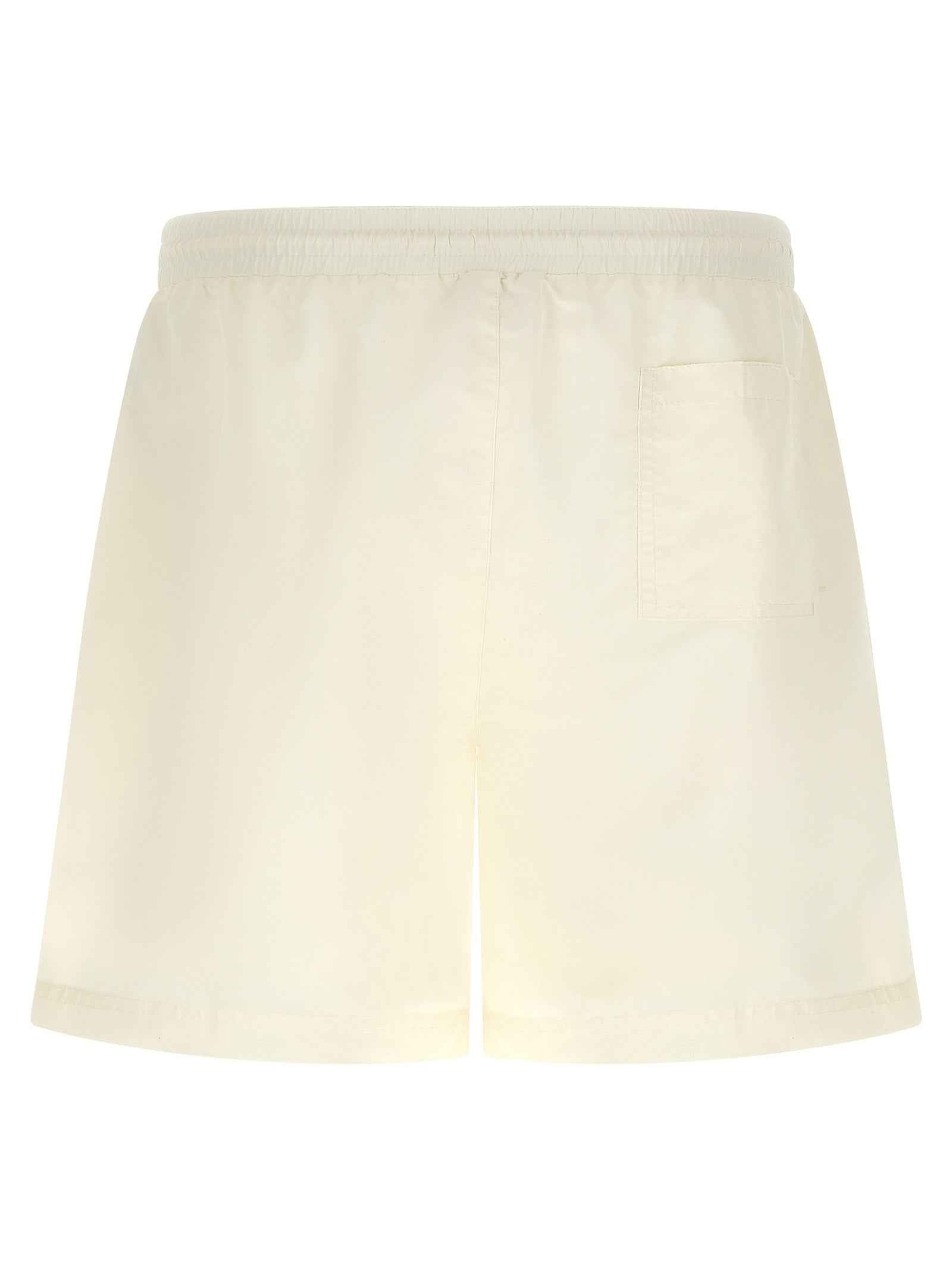 Brunello Cucinelli White Polyester Swim Shorts