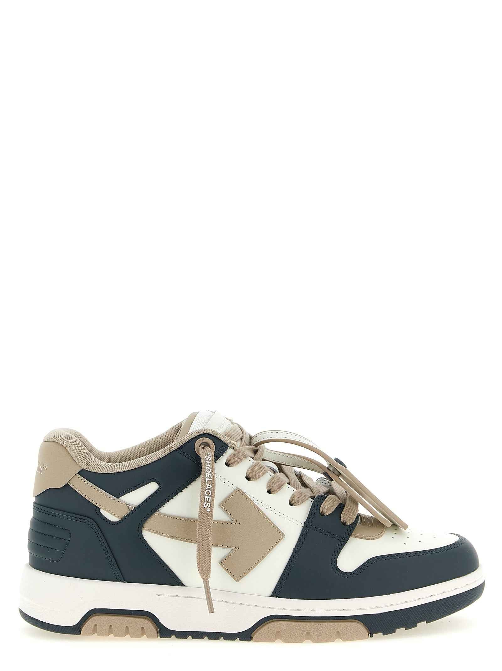 Off-White Multicolor Cowhide Low Top Sneakers