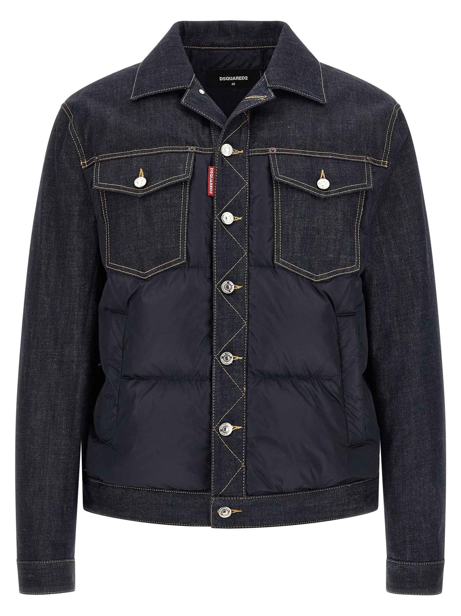 Dsquared² Blue Cotton Denim Jacket