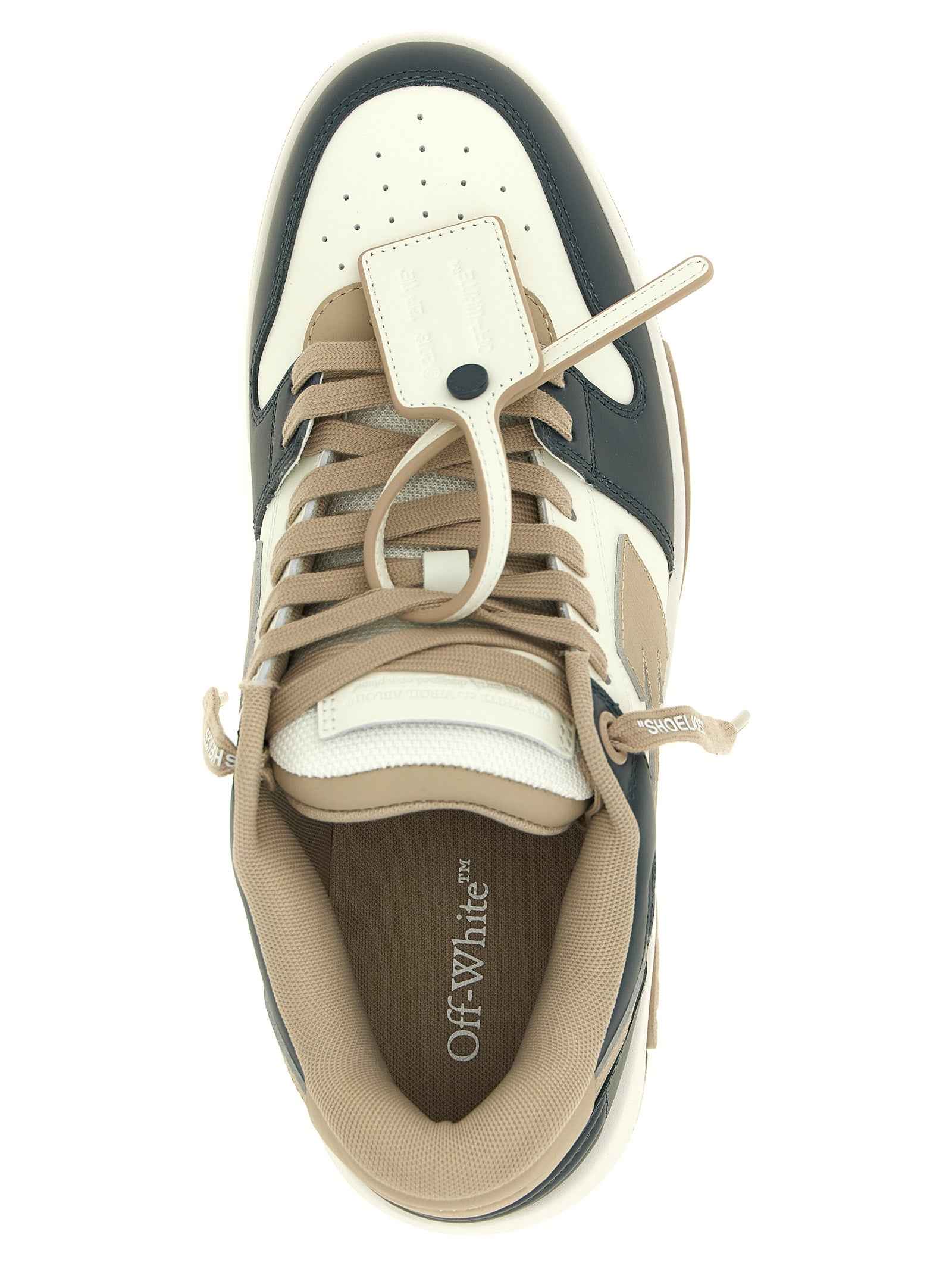 Off-White Multicolor Cowhide Low Top Sneakers