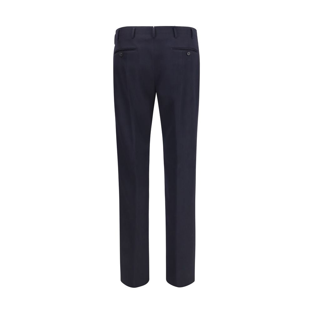 Prada Blue Wool Oves Aries Dress Pants