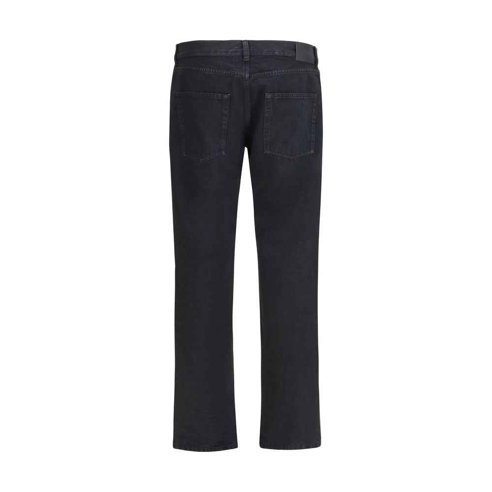 Saint Laurent Black Cotton Slim Fit Jeans