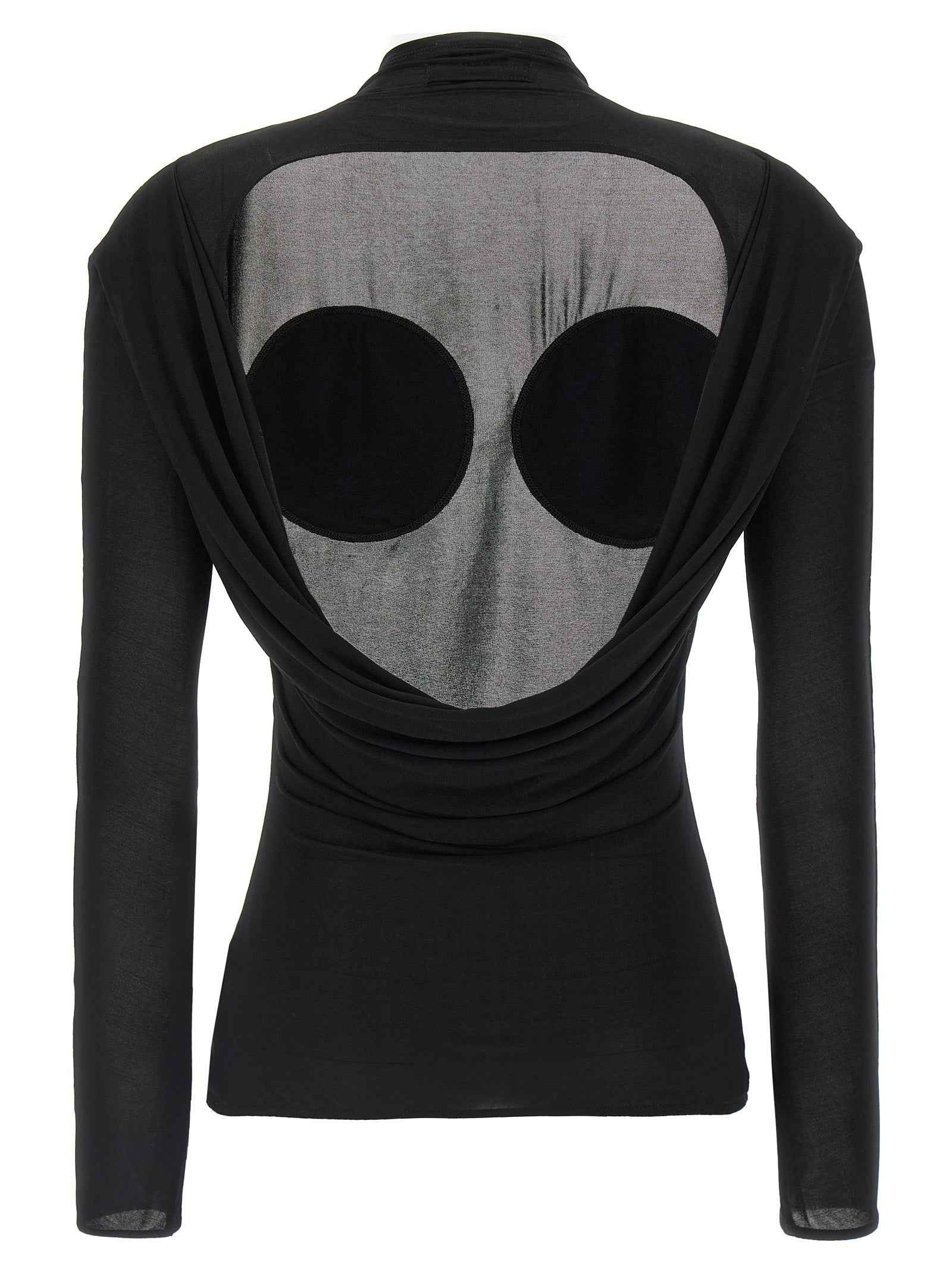 Jean Paul Gaultier Black Viscose Cardigan