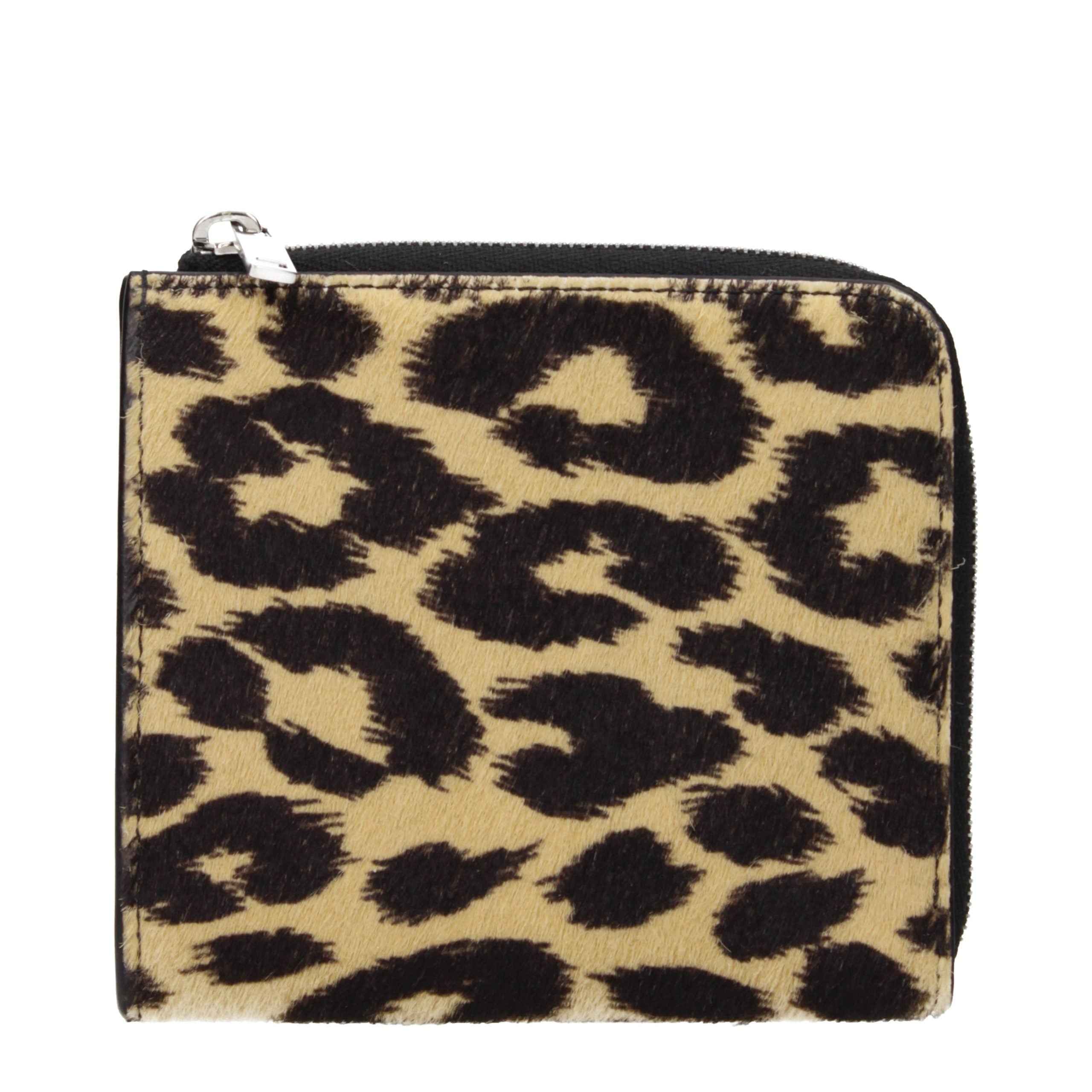 Jil Sander Beige Horsehair Wallet